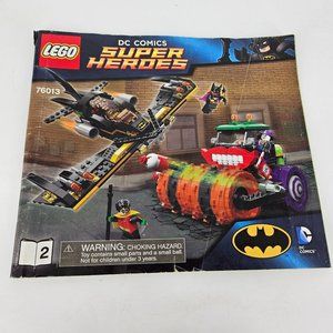 Lego Batman II DC Comics 76013-2 #2 Manual Instruction Booklet ONLY No Brick Fig